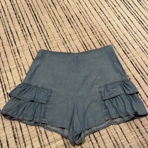 Do+Be faux denim shorts
